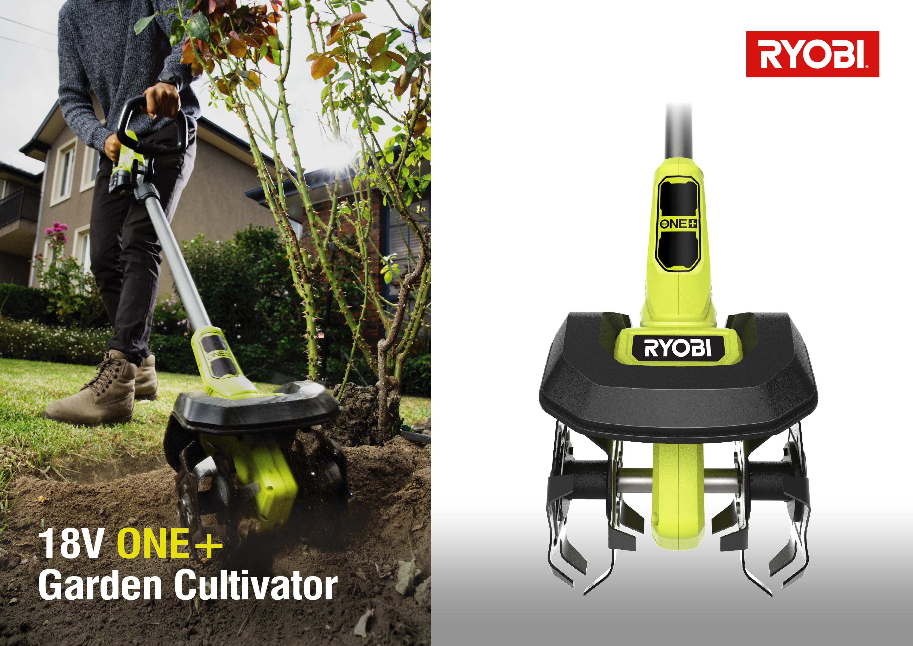 Ryobi deals tiller 18v